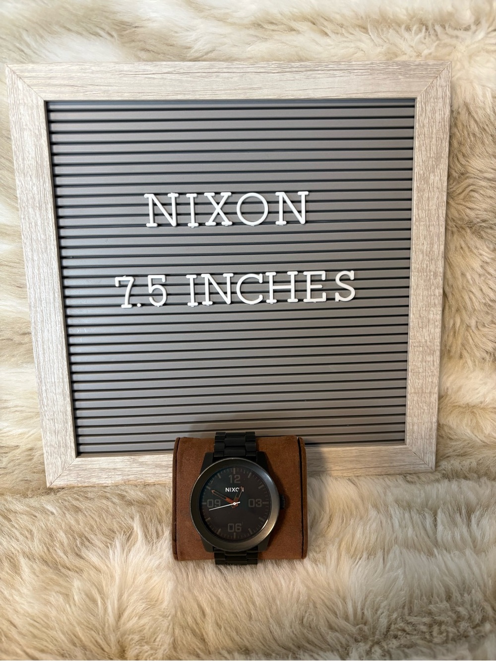 Nixon Black Metal Watch